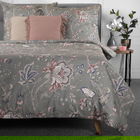 Lenjerie de pat dubla Claras, Homla, 3 piese, 160x200 cm, microfibra din poliester, multicolor