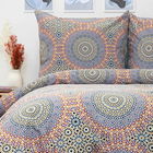 Lenjerie de pat pentru o persoana Antone, Homla, 2 piese, 140x200 cm, microfibra din poliester, multicolor