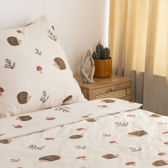 Lenjerie de pat pentru o persoana Herrison, Homla, 2 piese, 140x200 cm, microfibra din poliester, multicolor