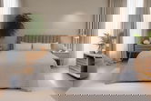 Cuvertura matlasata dubla, Waffle - Grey, ICF Bedroom, Bumbac