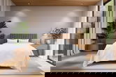 Cuvertura matlasata dubla, Russel - White, ICF Bedroom, Bumbac