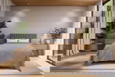 Cuvertura matlasata dubla, Russel - Beige, ICF Bedroom, Bumbac
