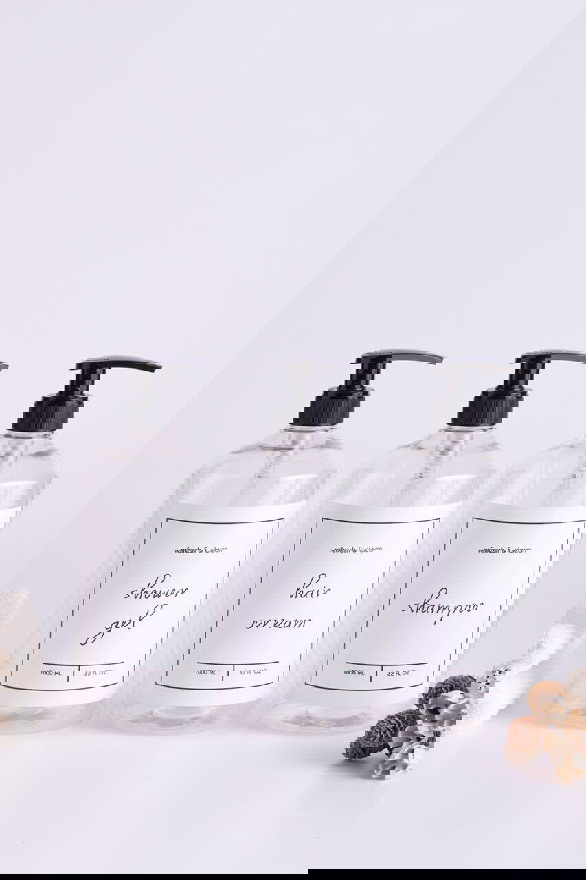 Set dozator de sapun, L'essentiel Maison, Troveşpd, Transparent