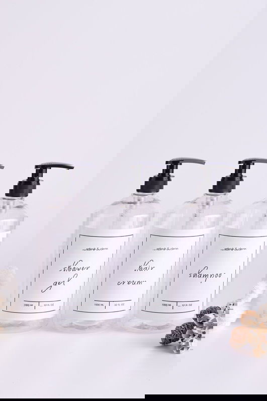 Set dozator de sapun, L'essentiel Maison, Troveşpd, Transparent