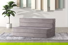 Canapea extensibila 2 locuri, Salida, 363SLD1130, Textil, Gri deschis