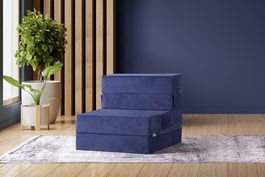 Fotoliu extensibil, Salida, 363SLD1138, Textil, Albastru