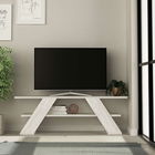 Comoda TV, Homitis, Farfalla, 120x40x33 cm, PAL, Alb antic