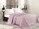 Cuvertura de pat dubla, Saheser, Leavander - Lilac, 220x240 cm, 100% bumbac, 340 gr/m², lavanda