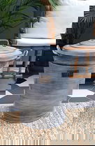 Cos depozitare, STN0006, 47x41x55 cm, Metal, Piatra