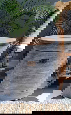 Cos depozitare, STN0007, 43x35x54 cm, Metal, Piatra