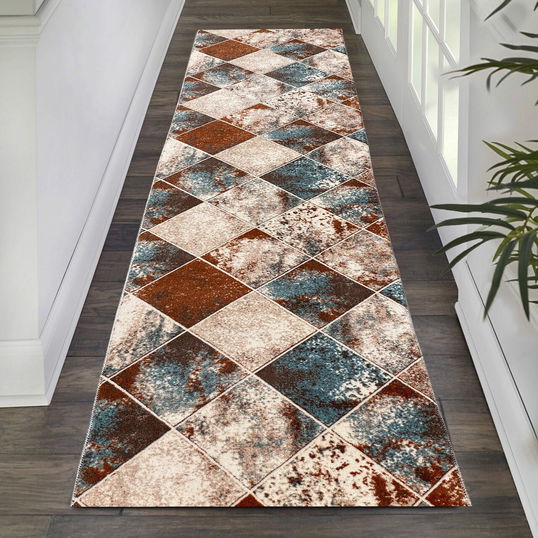 Covor, 010, 80x250 cm, Poliester, Multicolor