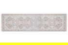 Covor, 4853A, 80x300 cm, Polipropilena, Alb / nurcă / roz