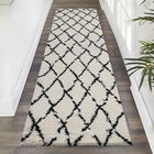 Covor, G0276M, 80x300 cm, Polipropilena, Crem/Negru