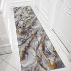 Covor, 206, 80x250 cm, Poliester, Gri / Auriu