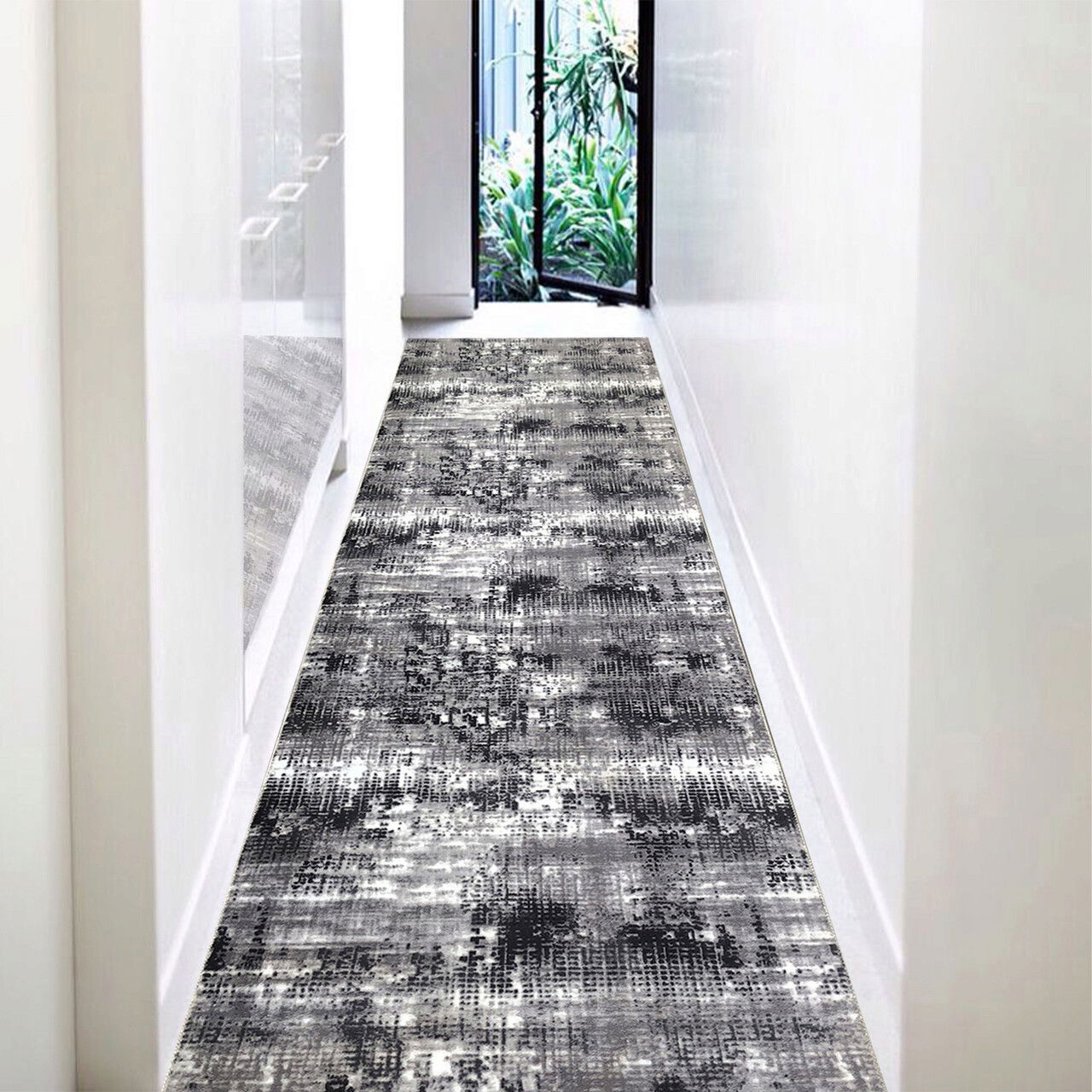 Covor, 1038, 100x200 cm, Poliester, Antracit / Gri
