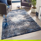 Covor, HE630, 120x170 cm, Poliester, Crem / Albastru