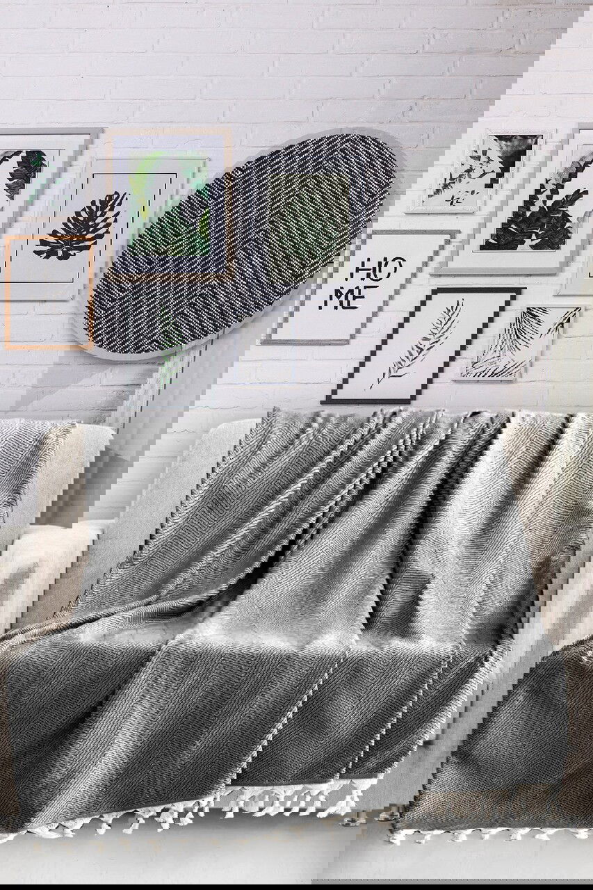 Cuvertura, 170x230 cm, 100% bumbac, HN, Viaden, negru