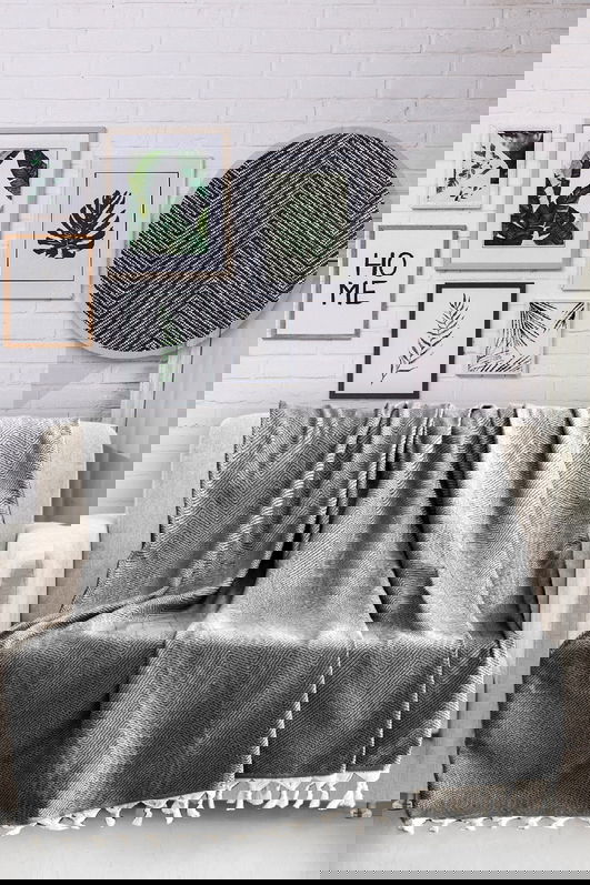 Cuvertura, 170x230 cm, 100% bumbac, HN, Viaden, negru