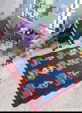 Covor, Shapes, 200x290 cm, Poliamida, Multicolor