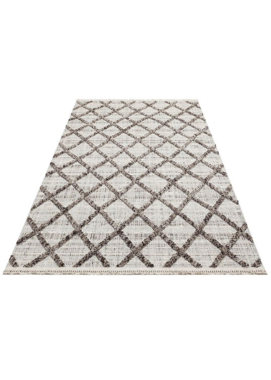 Covor, Mlb 04, 80x150 cm, Poliester, Gri