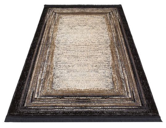Covor, St 15 Black Vizon Xw , 120x180 cm, Poliester, Negru / nurcă