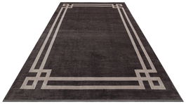 Covor, Lug 01 Antrasit Grey , 80x150 cm, Viscoza, Gri