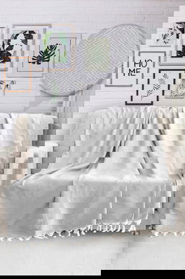 Patura, Viaden, 372VDN1106, 170 x 230 cm, bumbac, gri deschis