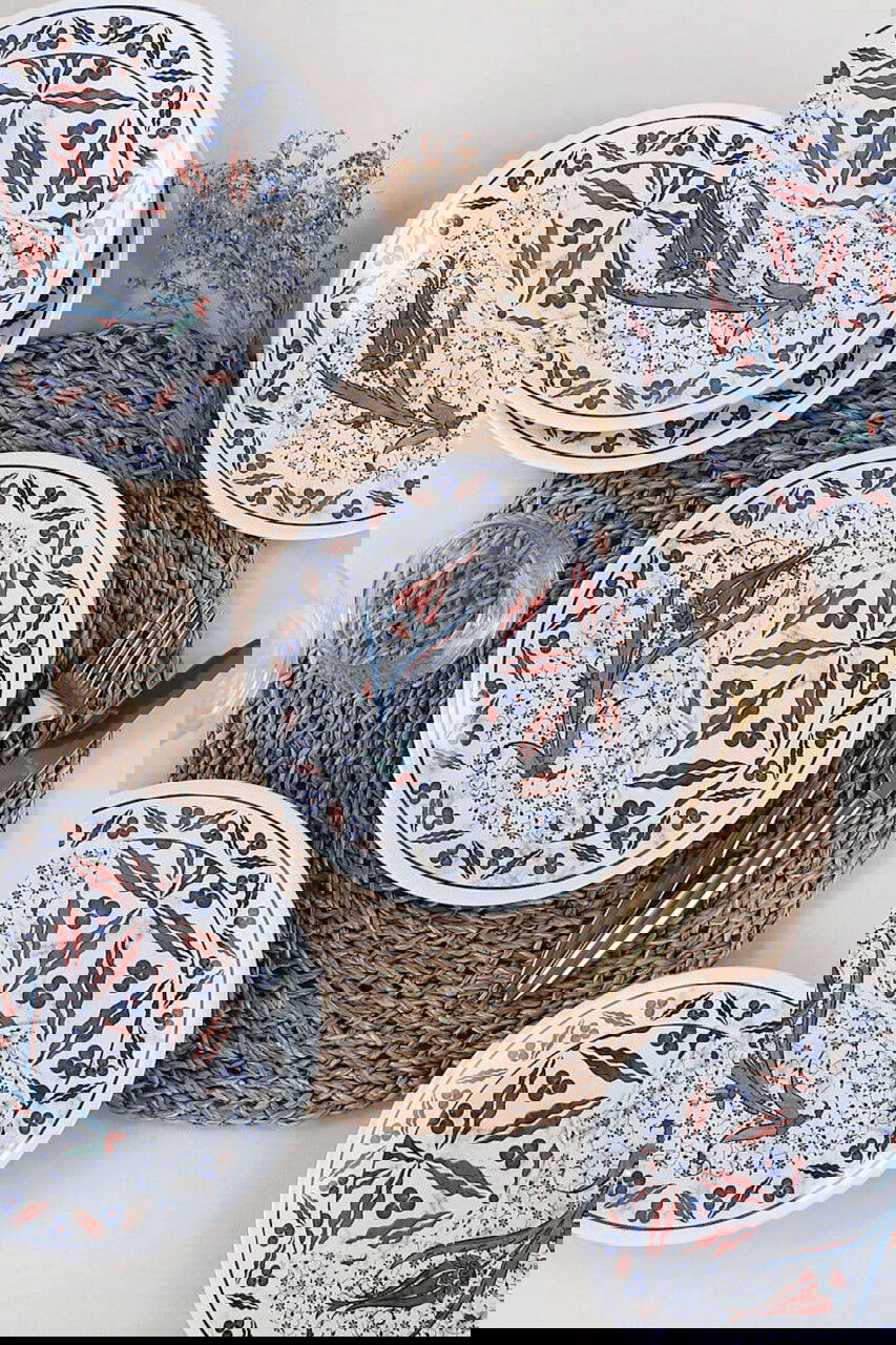 Set farfurii pentru desert, Keramika, 275KRM1371, Ceramica, Alb