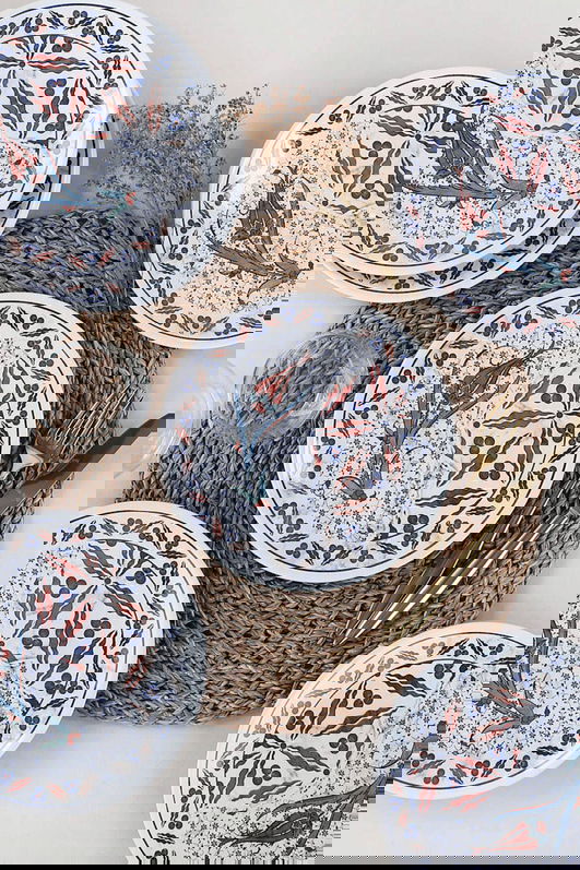 Set farfurii pentru desert, Keramika, 275KRM1371, Ceramica, Alb