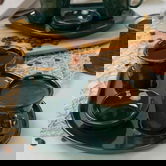 Set cesti de cafea, Keramika, 275KRM1489, Ceramica, Verde