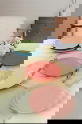 Set farfurii pentru desert, Keramika, 275KRM1585, Ceramica, Multicolor