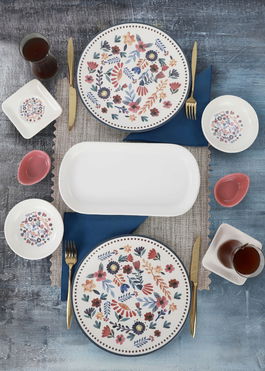 Set de mic dejun, Keramika, 275KRM1658, Ceramica, Multicolor