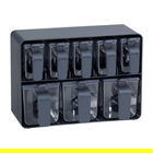 Set recipiente depozitare, Herring, 503HRN1252, Plastic , Poate fi fixat pe perete, Antracit