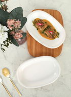 Set farfurii, Keramika, 275KRM1842, Ceramica , Nu absoarbe apa, Alb