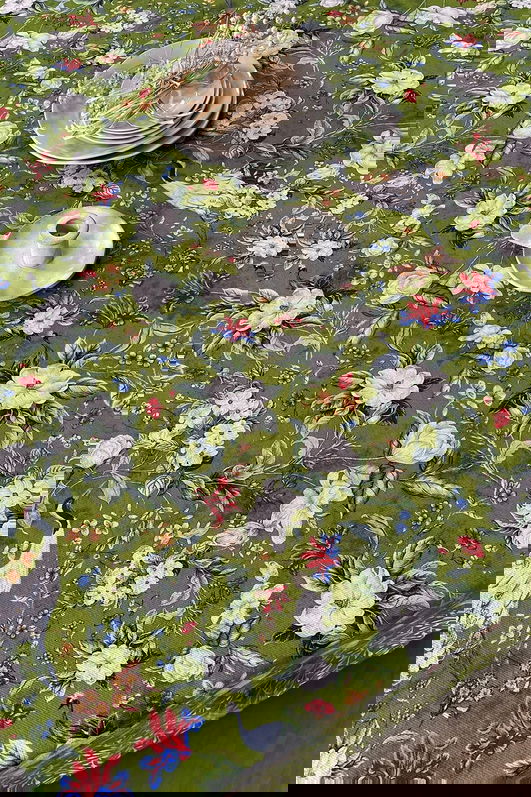 Fata de masa, SX - Kitchen, 626SRT1117, Poliester , Dimensiune: 160 x 160 cm (1 bucată), Verde