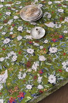 Fata de masa, SX - Kitchen, 626SRT1116, Poliester , Dimensiune: 160 x 260 cm (1 bucată), Verde