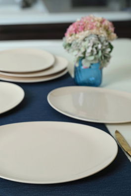 Set platouri servire, Keramika, 275KRM2160, Ceramica , Nu absoarbe apa, Crem