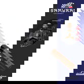 Cutit Sujihiki, Samurai Gourmet by Rikito Watanabe si Cooking by Heinner, 24 cm, inox/lemn, maro