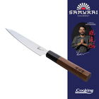 Cutit universal, Samurai Gourmet by Rikito Watanabe si Cooking by Heinner, 13 cm, inox/lemn, maro