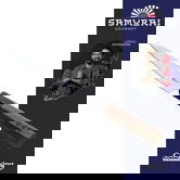 Cutit universal, Samurai Gourmet by Rikito Watanabe si Cooking by Heinner, 13 cm, inox/lemn, maro