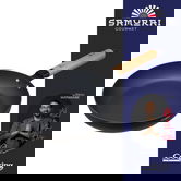 Tigaie Samurai Gourmet by Rikito Watanabe si Cooking by Heinner, 26x5 cm, aluminiu, negru/natur