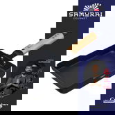 Tigaie Jade, Samurai Gourmet by Rikito Watanabe si Cooking by Heinner, 18x15x3.4 cm, aluminiu, negru/natur