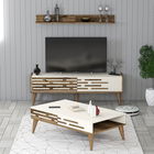 Set mobilier living, Hommy Craft, Valensiya 140, PAL, Maro/Crem
