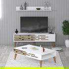 Set mobilier living, Hommy Craft, Valensiya 140, PAL, Alb