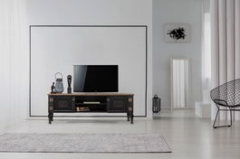 Comoda TV, Ephelia, Ada TV, 150x40x50 cm, MDF , Negru