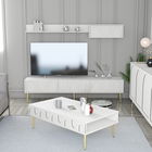 Set mobilier living, Hommy Craft, Lyon 3, PAL, Alb/Auriu