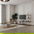 Set mobilier living, Kalune Design, Basak, PAL, Pin Atlantic / Negru