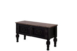 Comoda TV, Ephelia, Ada TV Mini, 100x45x30 cm, MDF , Negru