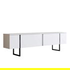 Set mobilier living, Bexley, Luxe Set, PAL, Alb/Negru