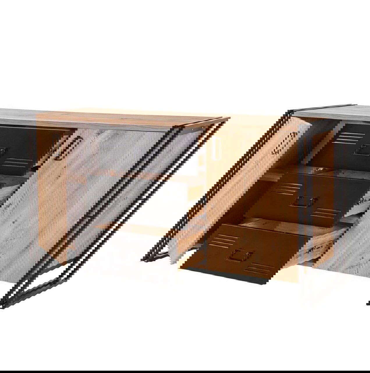 Set mobilier living, Sapphire, Cosmo Takım 22, PAL, Pin Atlantic / Negru